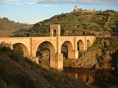 Az Alcantara híd Spanyolországban
