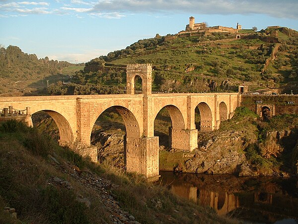 The Roman Alcántara Bridge, Spain (built 103-106 AD)