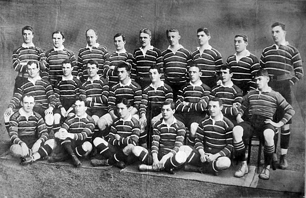 The full squad that in 1899 returned to Australia, where they played 21 games, including four tests