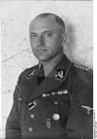 Heinz Jost i Lettland cirka år 1941/1942.