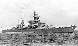 German cruiser <i>Blücher</i> Admiral Hipper-class cruiser