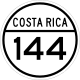 National Secondary Route 144 shield}}