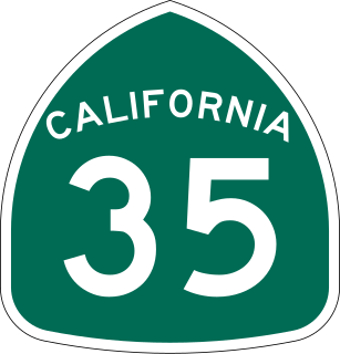 California State Route 35 Highway in California