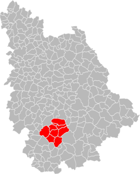 Localisation de Communauté de communes du Pays Gencéen