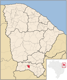 Kaart van Nova Olinda
