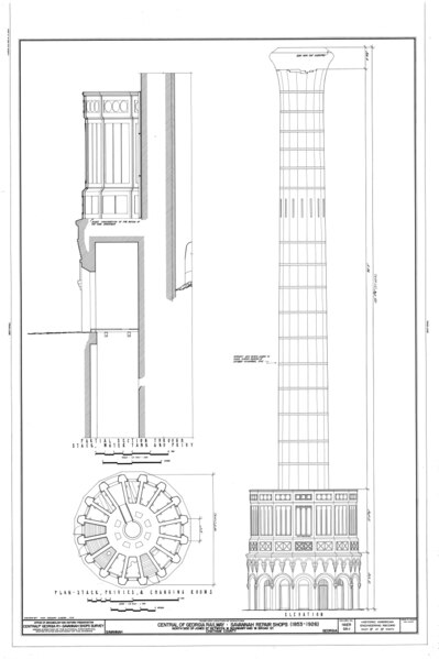 File:Central of Georgia Railway, Savannah Repair Shops and Terminal Facilities, Bounded by West Broad, Jones, West Boundary and Hull Streets, Savannah, Chatham County HAER GA,26-SAV,55- (sheet 17 of 17).tif