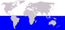 Cetacea range map Antarctic Minke Whale.png