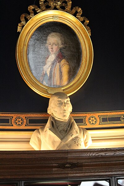 File:Château de Chantilly, portrait of Duke of Enghien by Nanine Vallain and bust.JPG