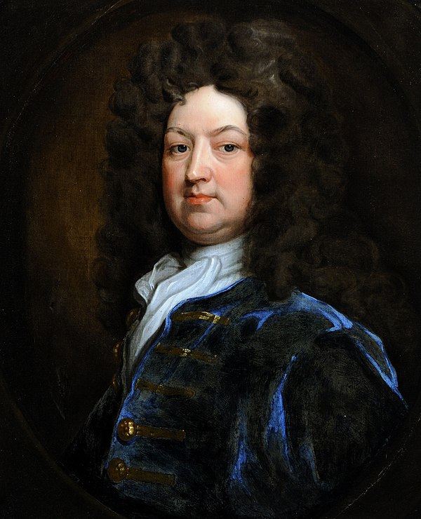 A painting of Charles Churchill by the circle of Godfrey Kneller