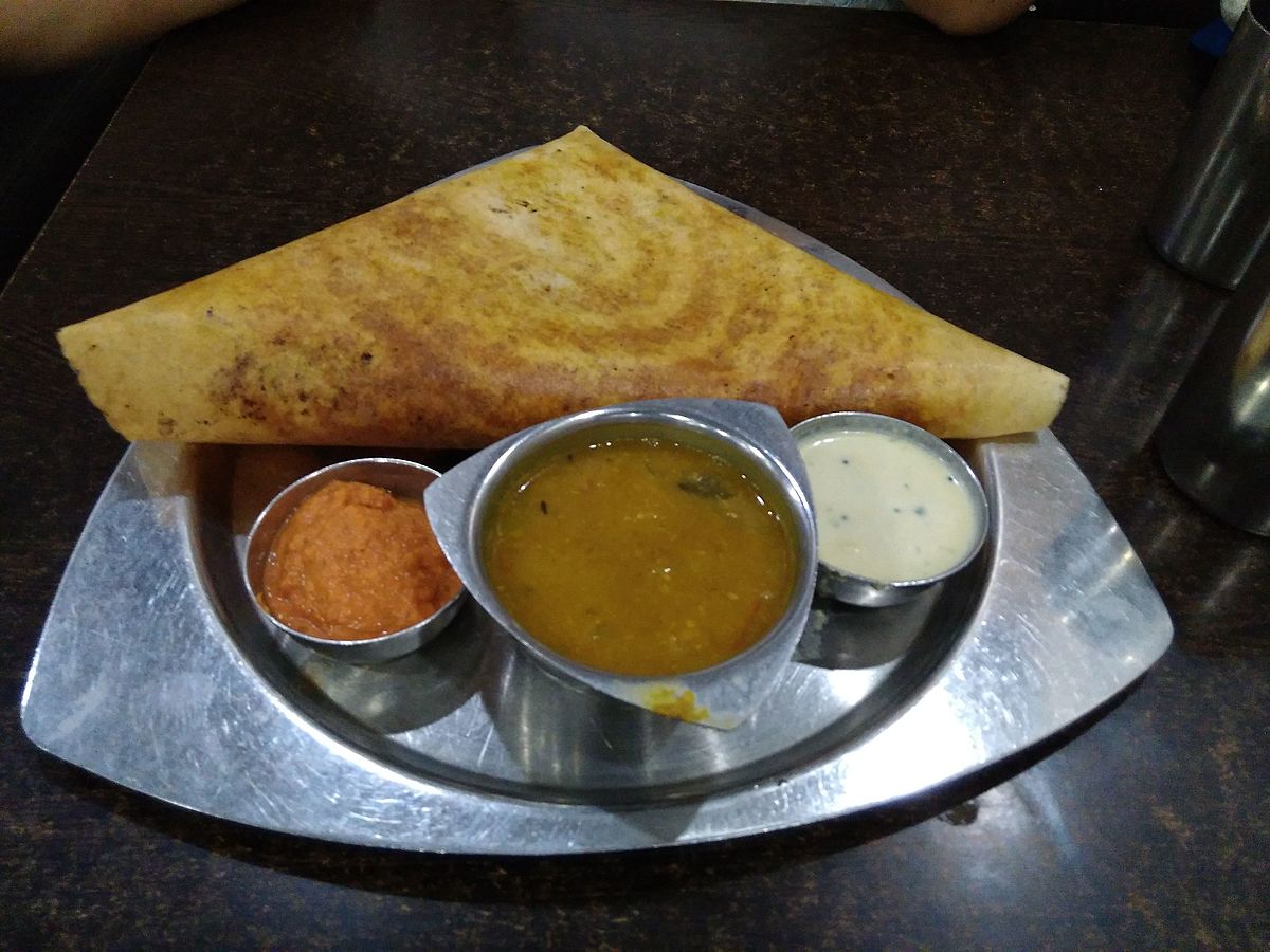 Dosa индийское блюдо