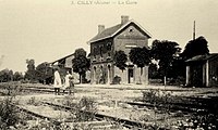 La gare de Cilly avant 1914