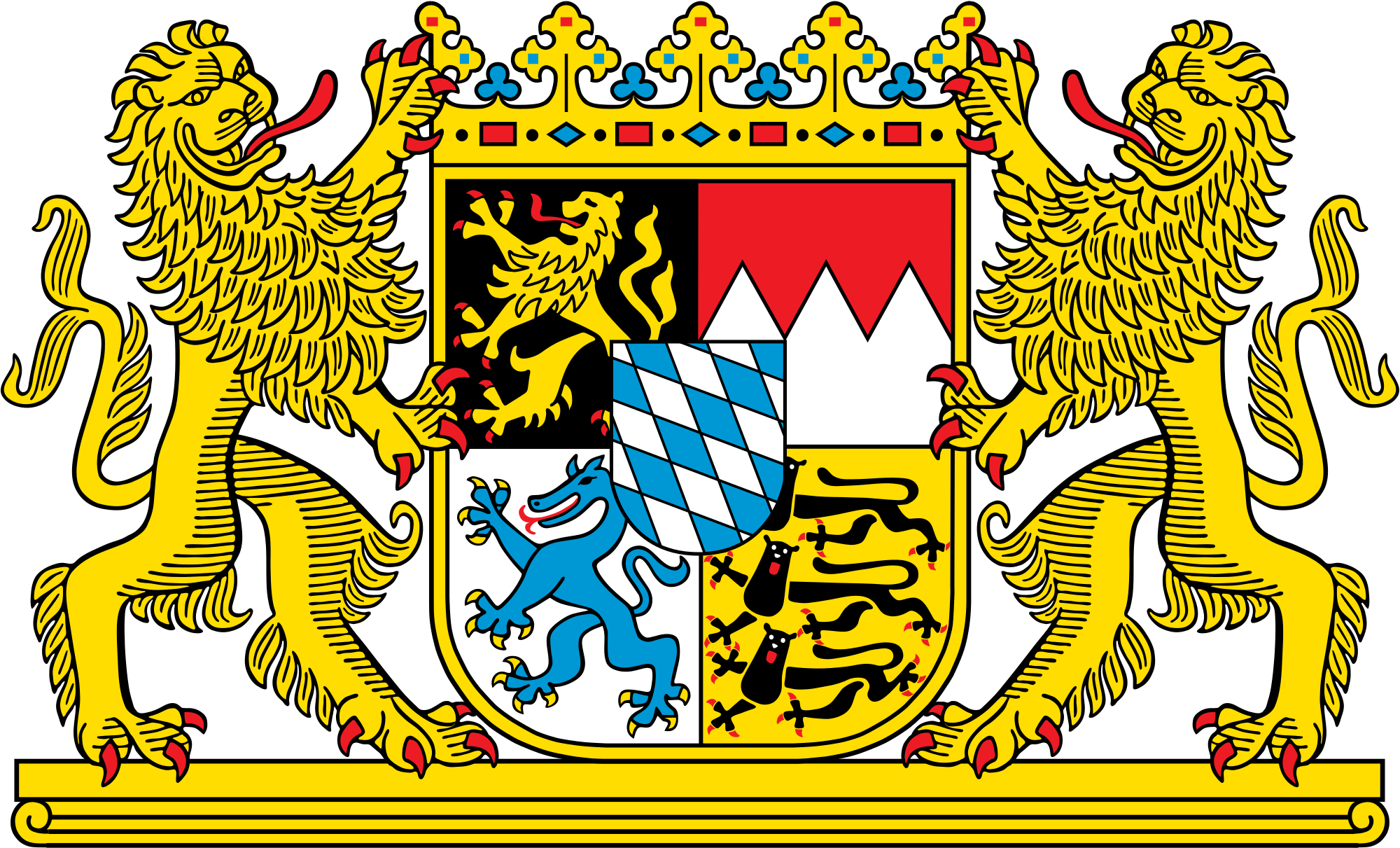 landeswappen bayern