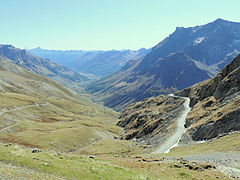 Vue sur la vallée de la Guisane.