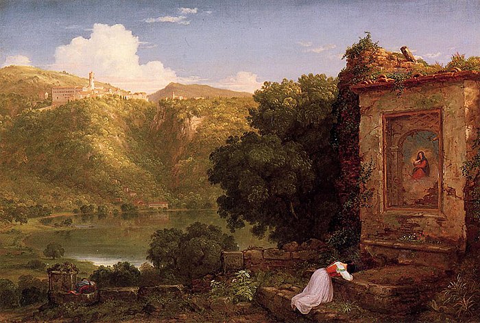 Il Penseroso by Thomas Cole