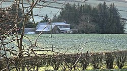 Crosstrees Farm and the Auchruglin Glen Crosstrees Farm, Auchruglin Glen, Newmilns, East Ayrshire.jpg