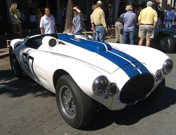 Cunningham-Chrysler C4-R in which Fitch won the 1953 12 Hours of Sebring with Phil Walters.