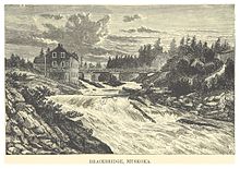 Bracebridge and Muskoka River circa 1880