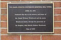 Daniel Webster Westbrook Memorial Bell Tower plaque