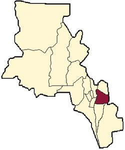 location of El Alto Department in Catamarca Province