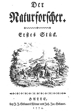 <i>Der Naturforscher</i> German scientific publication of the Enlightenment