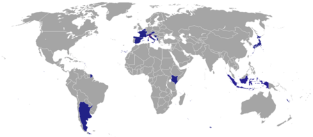 Diplomatic missions of San Marino at a resident ambassadorial level Diplomatic missions of San Marino.PNG