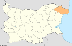Vendndodhja e provincës në Bullgari
