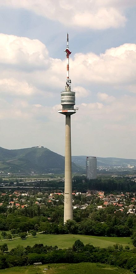 Donauturm, tallest freestanding structure in Austria