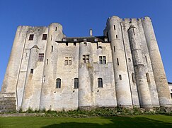 Le château de Niort est un imposant donjon double, seul vestige du château fortifié par Henri II d'Angleterre et son fils Richard Cœur de Lion.