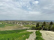 Dorfansicht von Halkaçayırı aus dem Süden vom Friedhofsberg