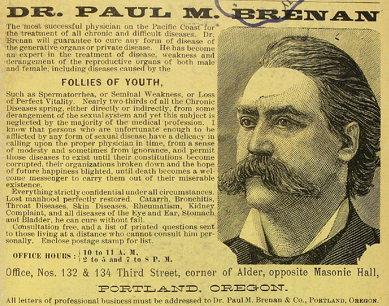 File:Dr Paul M Brenan's Cures for Diseases (1867) (ADVERT 159).jpeg