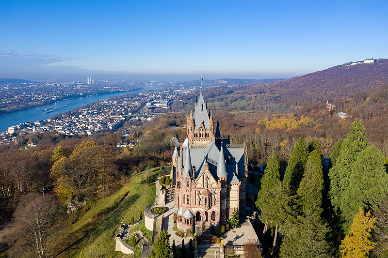 File:Drachenburg Castle in Königswinter, Germany (51121735668).jpg