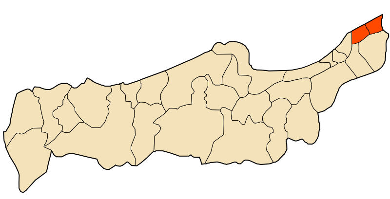 File:Dz - 42-00 Wilaya de Tipaza map - daira de Fouka.svg