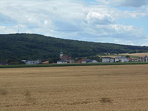 Edelstal from the northeast, in the background the Steinberg