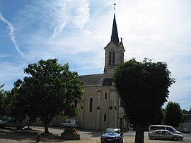 The church of Saint Paul, in Lury-sur-Arnon