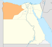 Lagekarte des Gouvernements Matruh in Ägypten