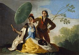 O parasol, de Goya (1777)