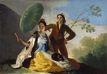 El quitasol (La sunombrelo), 1777 (Muzeo Prado)