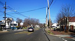 At the intersection of US 206 and Marlboro Road