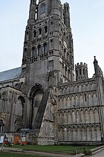 Thumbnail for File:Ely Cathedral - west tower - geograph.org.uk - 5443589.jpg