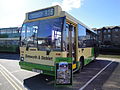 Emsworth & District 816 (G516 VYE), a Dennis Dart/Duple Dartline, in Newport Quay, Isle of Wight for the Isle of Wight bus museum's October 2010 running day.