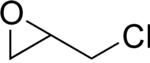 Strukturformel Epichlorhydrin