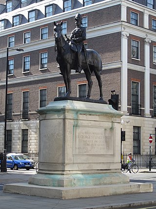 <span class="mw-page-title-main">Equestrian statue of George Stuart White</span>