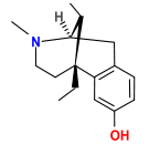Chemical structure of etazocine.