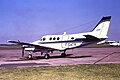 Beech King Air F-GATR de Lucas Aviation Transport en 1982 à Coventry Airport