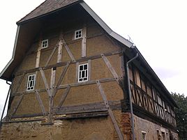 Oldest half-timbered house in the village from 1587/88
