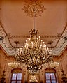 Chandelier in the Festetics Palace