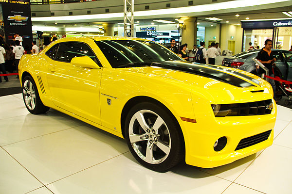 A 2010 Camaro SS with the Transformers Special Edition appearance package