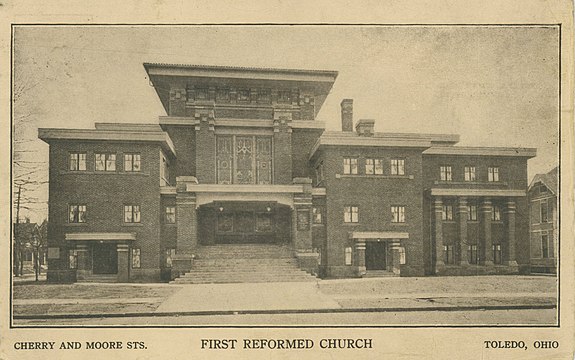 First Reformed Church, Toledo, Ohio, 1900s, Langdon and Hohly, architects