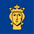 Vlag van Stockholm (Zweden)