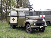 Ca. 1954 Ford FK3500 ambulance